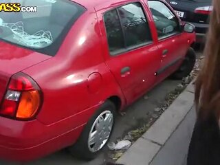 Public sex with a naughty hottie