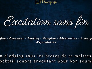Excitation sans fin - French audio edging femdom joi