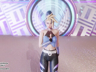 MMD  Aespa - Drama - Akali Sexy Kpop Dance League of Legends Hentai Uncensored 4K 60FPS