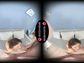 Super-cute Young Sunny May First-ever VR Bang-out Vignette
