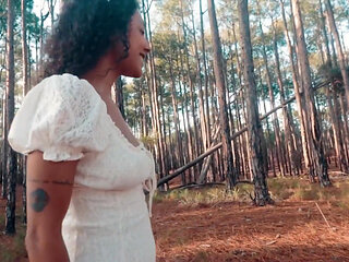Busty Latina Fucking in Park