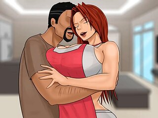 Big ass twerking, busty ginger, curvy red head