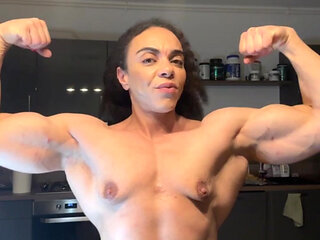 Hope you don't mind a tanned bodybuilder