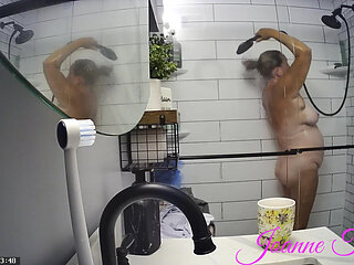 Mrs. Joanne Tanner a Real Public Schoolteacher Exposing Herself in the Shower August 25 2025