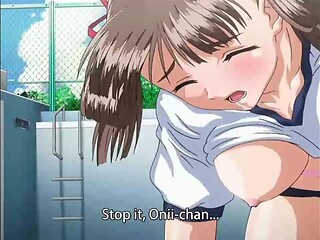 Japanese anime teen cutie gets a creampie