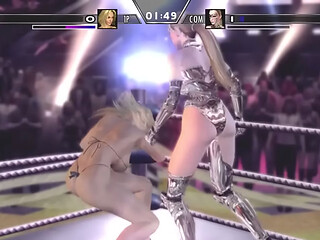 Rumble Roses XX Lady X Dominates and Humiliates Dixie Clements