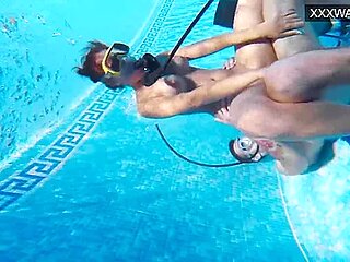 Polina Rucheyok Gets Fucked Hard In Her Mouth Underwater