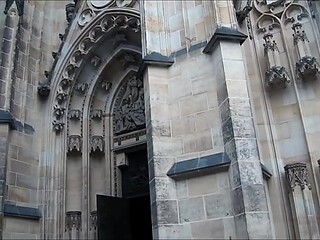 European tourist gets a Prague blowjob