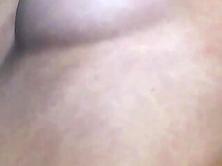 Naked Step-sister Caresses Herself