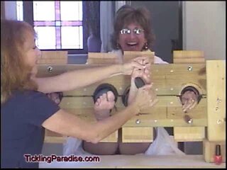 Mature Lady gets a ticklish pedicure - Tickling Paradise