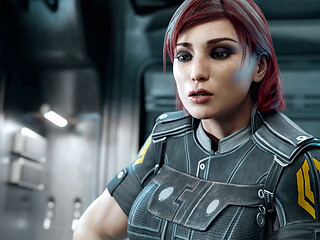 Mass Effect 3D: Redhead Futa Femshep Buttjob, Titfuck & Mating Press with Miranda