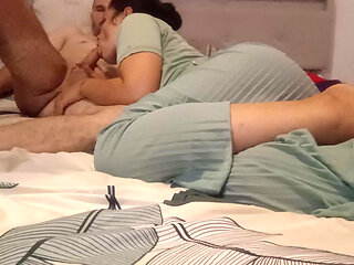 Stepfather Fucks Me Good in the Mouth and Cums in My Mouth and I Swallow the Cum