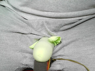 Multiple orgasms while wearing latex gloves