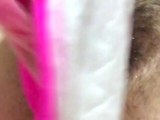 Hairy and Wet: Leaky Pussy Gets Fucked