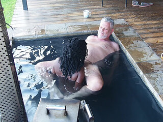 Morning Mist Magic-hotwife Gets Fucked in the Pool