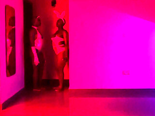 Nigerian couple enjoys a spooky hump night