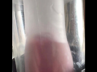 Milked in Stockings - 2 massive cum loads