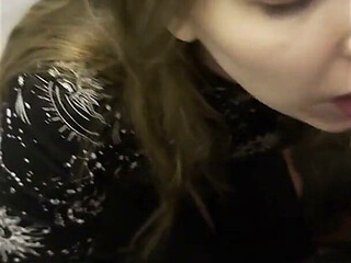 She Sucks off the First Guy She Meets at a Nightclub