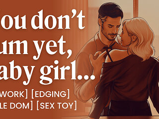 ASMR Audio Porn: Daddy Dom Edges His Coworker in the Office - Orgasm Control & Secret Public Sex - Erotic Audio Roleplay for Wo