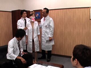 Asian schoolgirl enjoy group sex