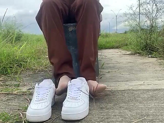 My Feet Are Your Religion. Pray with Your Mouth.