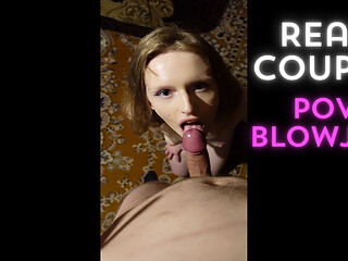 Real Couple POV Blowjob