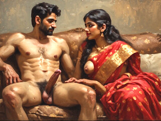 Desi girlfriend alone at home she calls her bestfriends to have some hot sex