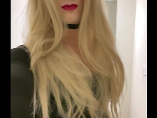 Gorgeous Blonde Transgender Woman