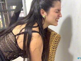 The older rat entered that lady's house and they punished him