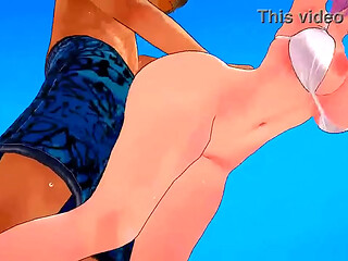 Las Quintillizas comparten en la playa~ Hentai