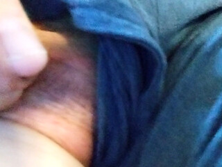 Leaking precum from watching porn