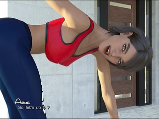 My Girlfriend Scarlett Lost in Jogging with Julie - Red Room