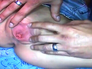 Blonde Babe Stretched Wide by Throbbing Cock Dripping Wet