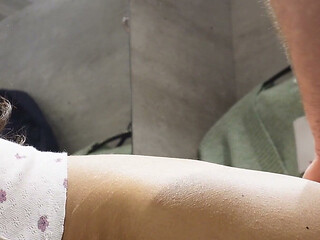 Caught in the Lunch Break: Quickie in the Locker Room