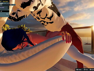 Catching up with a friend in meredian