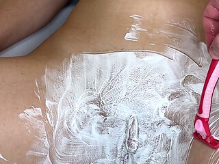 Check Out My Shaving Ritual for My Hairy Pussy!
