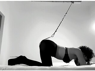 Schoolgirl learns the hard wayanal hook and dripping cunt