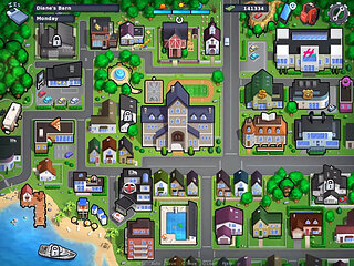 Summertime saga: stepmom gives a handjob to her stepson in the car ep 171,172