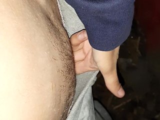 I Hide in the Barn to Fuck My Hairy, Wet Pussy to a Shaking Orgasm