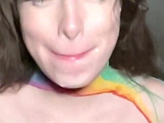 Daddy Pisses Inside Duct Taped Sub Slut Brooke Johnsons Pussy