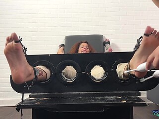 TICKLISH CHICKS - Super Sexy Fetish Milf Ginary Squeals From Every Tickly Touch