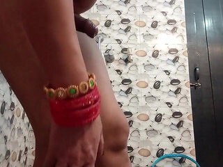 Beautiful Sexy Transgender in Shower