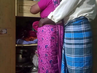 Indian Desi Aunty Fucking boss in village home