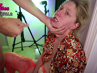 FACE FUCKED AGAINST A WALL... again =O