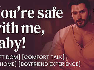 ASMR Male Voice: Soft Dom Boyfriend Comforts You During a Thunderstorm - Couple, At Home &amp_ Romantic - Erotic Audio Roleplay for Women