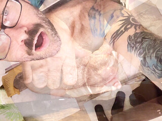 Masturbate your penis dong cock dick with your hairy daddy
