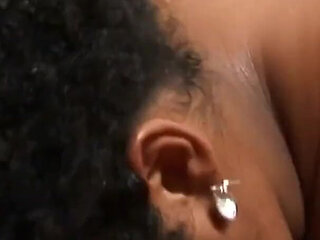 Kitten busty BBW busty ebony skin sucks and fucks big black cock