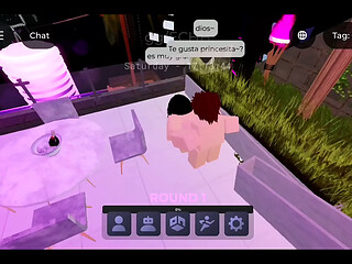 Follando con un desconocido in Roblox