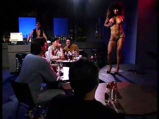 Lapdancing and Fingering Brunette Girl with Big Tits