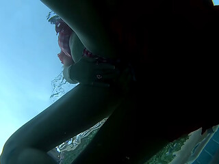 Fucking A Pool Party Slut While On Duty